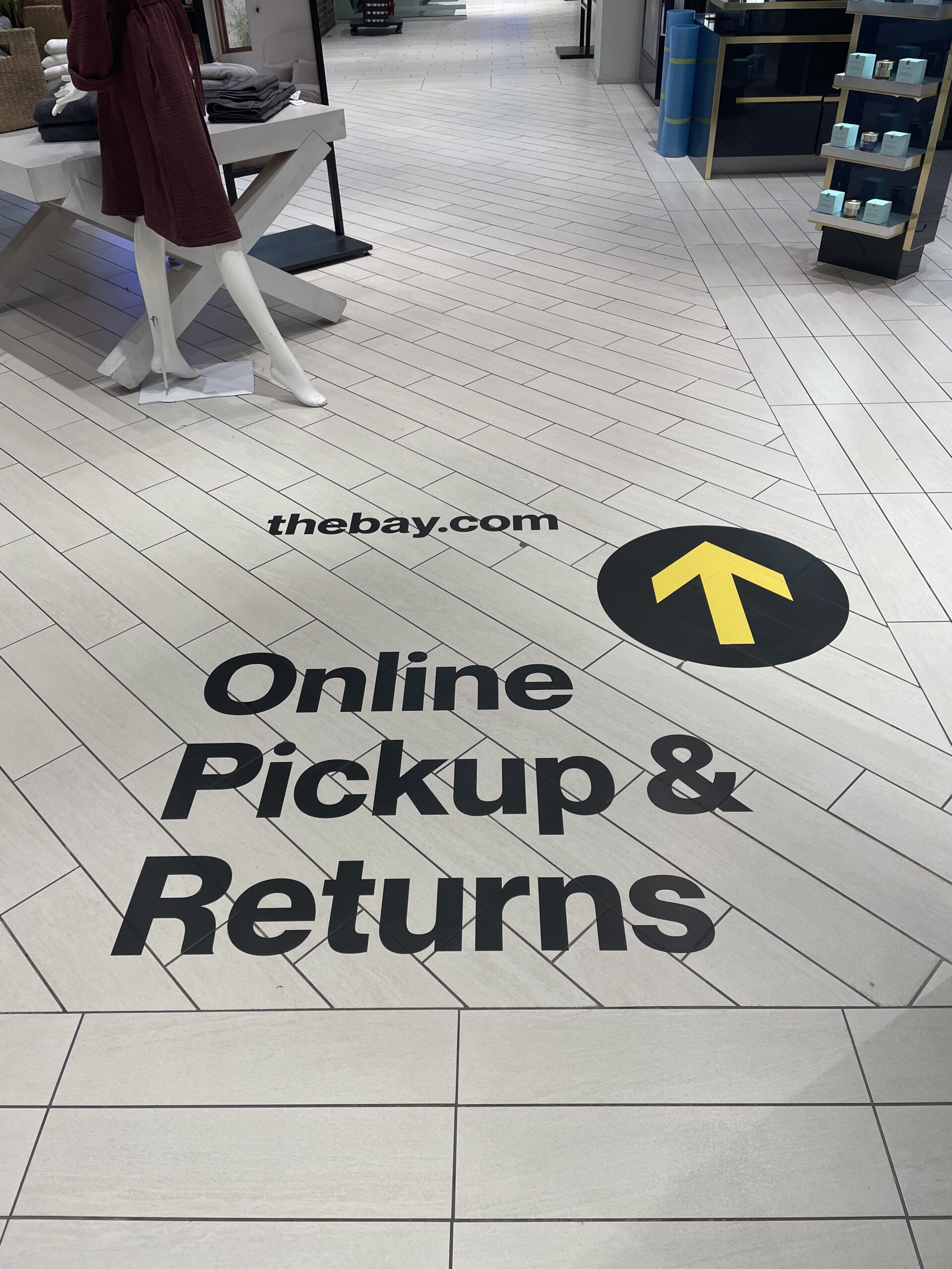 Floor vinyl graphics